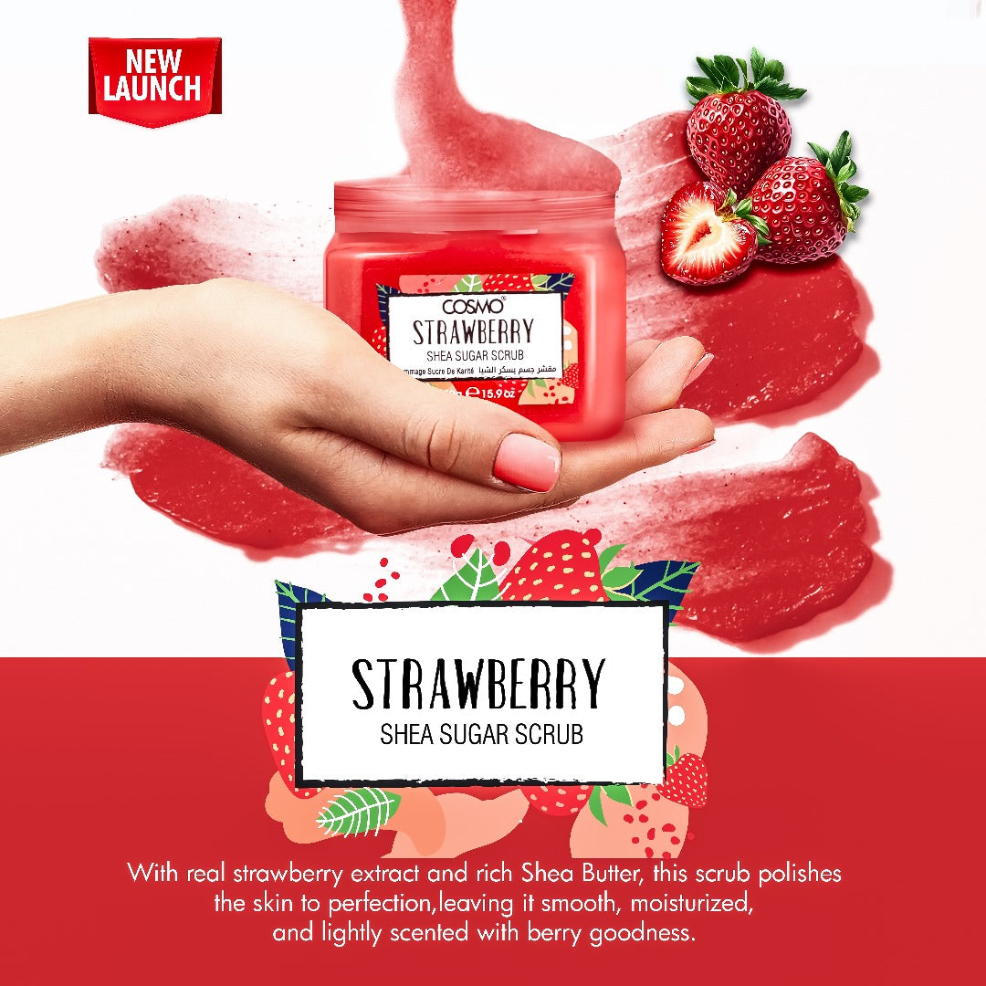 Strawberry Shea Sugar Scrub